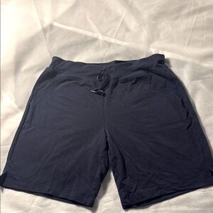 Athletic Works Blue Athletic Shorts Elastic Waist